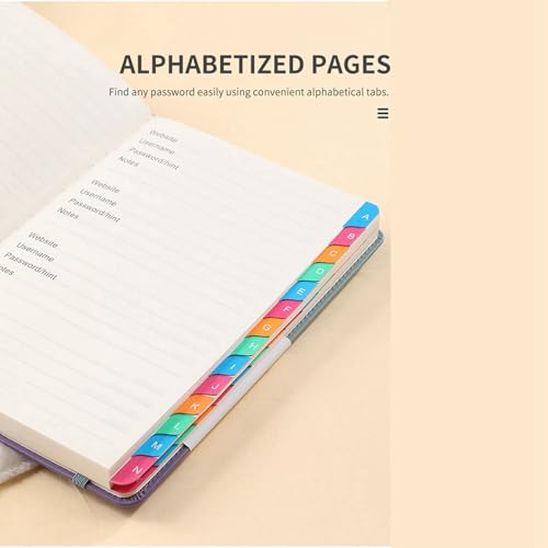 Libros de contraseñas para el registro detallado de webs en el escritorio 5