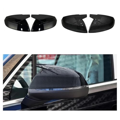 Coque de rétroviseur Audi Q7 cassé : remplacement look carbone