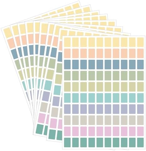 Amazon.com : Starboling Color Coding Labels,3000 PCS 1/2