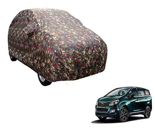 Image of Auto Hub Car Cover Compatible with Mahindra Marazzo with Weather Proof, Triple Stitched, Marazzo Car Cover Jungle Look