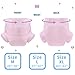 CutiePlusU Disposable Adult Diaper Heavy Absorption Dry Surface Adult Diapers All Night- Pink 10 Pieces (Medium 28