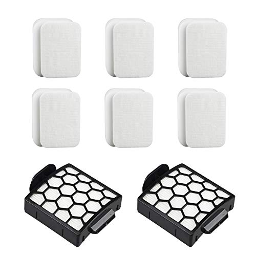 6 Foam + 2 HEPA Filters Replacement