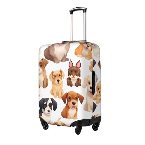 Cute Dog Luggage covers for Suitcase Funny Animal Travel Luggage Cover Suitcase Protector Washable Suitcase Cover Anti Scratch Dirt Covers Fit 18-21 inch2