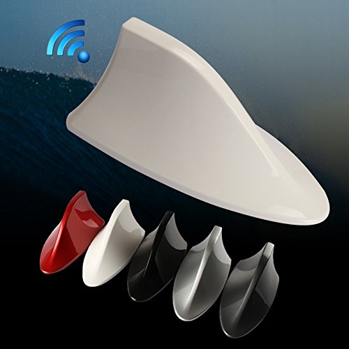 Antenne requin pour voiture argentée compatible avec VW et Skoda Octavia