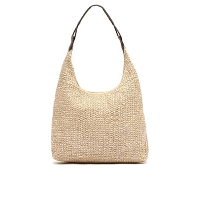 MISAKO Dogancol bolso hobo grande efecto en rafia Mujer - Dogancol Natural 48x39x13 cm