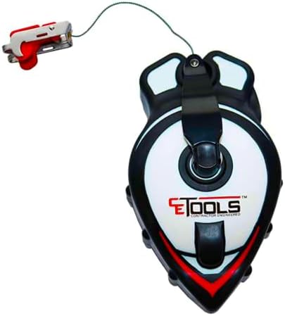 CE TOOLS SnapBack® Chalk Line with Releasable Tip