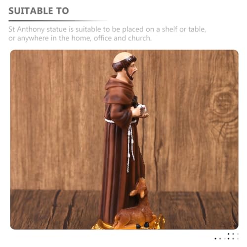 Statue de Saint en résine pour décoration de table et bureau