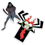 Popfunk Samurai Jack and Aku Collectible Stickers