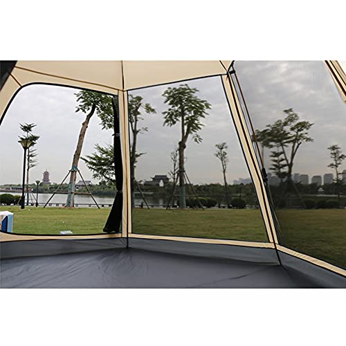 Carpa automática para 3-4 personas con porche y doble capa miniatura 6