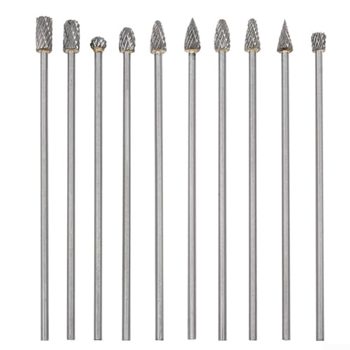 Robust Tungsten Carbide Rotary Burrs Designed to Handle Various Grinding Needs Across Multiple Industries (E)