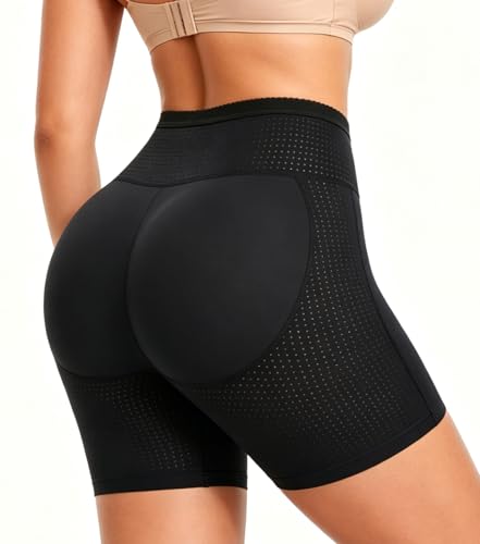 Image of NINGMI Womens Butt Lifter Seamless Hip Enhancer Underwear Booty Pads Shaper Boyshorts