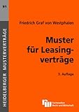 Muster für Leasingverträge (Heidelberger Musterverträge)