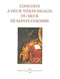  Concerts à deux violes esgales