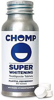 Chomp Super Whitening Toothpaste Tablets with Nano Hydroxyapatite