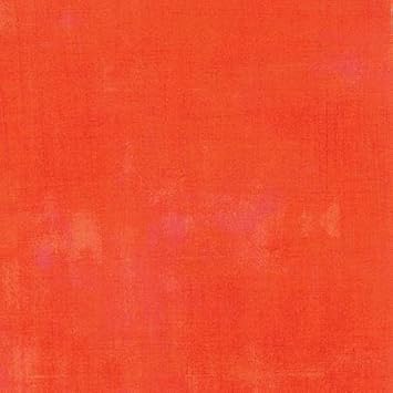 Tangerine Grunge Basics Moda Fabrics