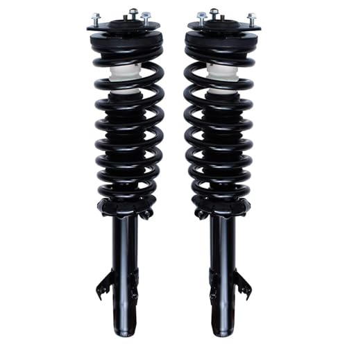 Image of Detroit Axle - Front End Kit for 2003 2004 2005 2006 2007 2008 Mazda 6, 2 Struts w /Coil Spring 6 Upper Lower Control Arms w /Ball Joint 2 Sway Bars 4 Outer Inner Tie Rods 2 Boots Replacement