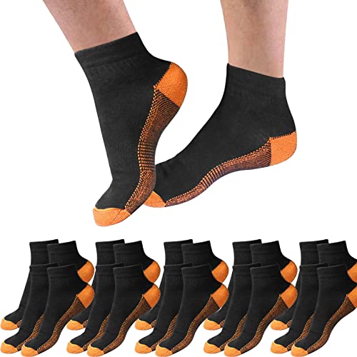 Image of Cooper Foot Compression Socks - Plantar Fasciitis Socks for Arch Ankle Support, Foot Pain Relief Circulation