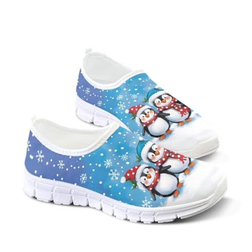 Image of Floral Sneakers for Women Colorful Art Shoes for Women Slip On Casual Work Shoes