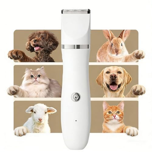 Tondeuse rechargeable pour animaux avec 4 accessoires de coupe - 8
