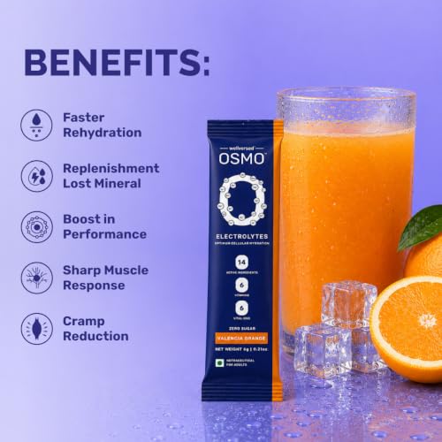 Image of OSMO - Electrolyte Sachets | Valencia Orange (180g, 30 Servings) | Zero Sugar