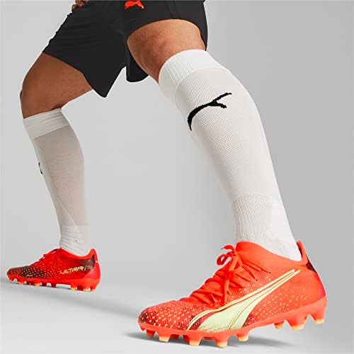 PUMA Men's Technical Sport Shoes Soccer, Fiery Coral Fizzy Light Black, 7.5 | Image 2