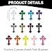 QIYUDA 26 PCS Cross Patches Iron on, DIY Chrome Hearts Patches for Clothing Jeans Hats Backpacks Jackets Shirts