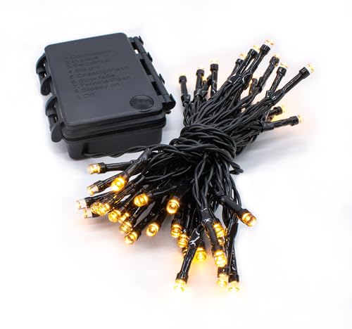 Außen Lichterkette warm weiß mit Timer und 8 Funktionen - 96 LED / 7 m - Weihnachts Lichterkette mit Speicher - Garten Weihnachten Advent Winter Deko Beleuchtung Batterie betrieben Außen Lichterkette warm weiß mit Timer und 8 Funktionen - 96 LED / 7 m - Weihnachts Lichterkette mit Speicher - Garten Weihnachten Advent Winter Deko Beleuchtung Batterie betrieben