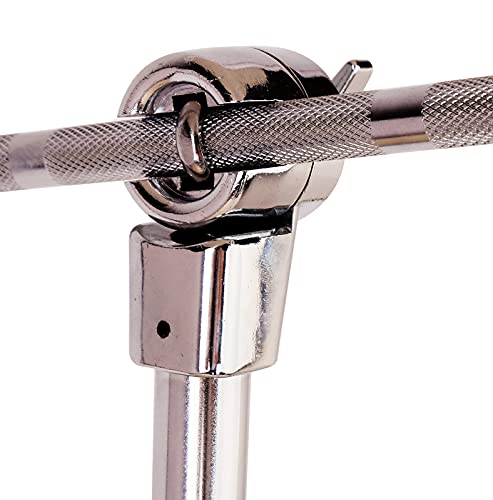 Yeasoul Cymbal Stand, Adjust High Boom And Straight Combo,Double Braced Legs With Rubber Feet #TOP5