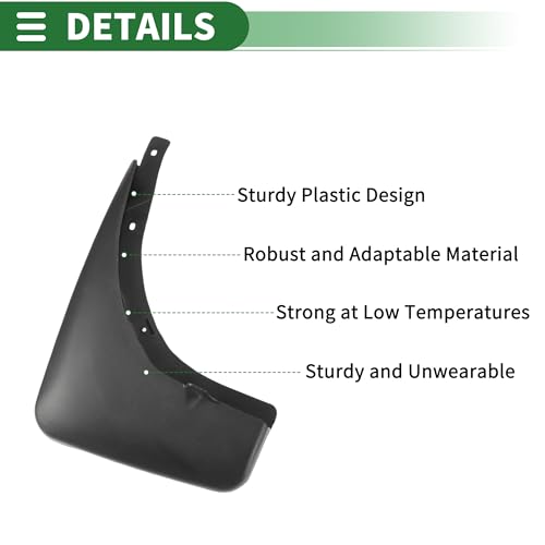 Image of Motoforti Mud Flaps Splash Guards Mud Guards for Nissan X-Trail 1998-2007 W /Mount Accessories