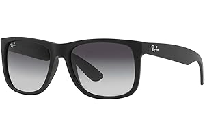 Justin New Sunglasses (54 mm, Matte Black Frame Black Lens)