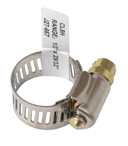Supco Stainless Steel Hose Clamp, 1/2