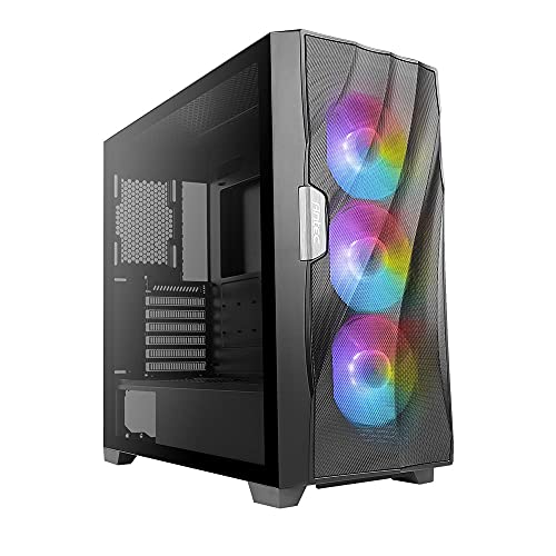 Antec Alloy Steel Df700 Mid Tower Gaming Cabinet/Computer Case |Support : E-ATX (12″X12.8″), ATX, Micro-ATX, Mini-Itx | 3 X 120Mm Argb Fans In Front Included, Black For Rs. 4094 @ 56 %