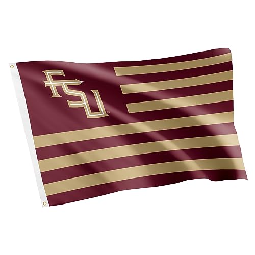 Desert Cactus Florida State University FSU Flag - 3 x 5 Feet Seminoles Banner Indoor/Outdoor Durable Fabric 100% Polyester Design (Nation)