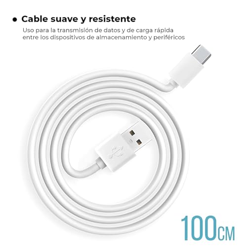 Image of Vivo Flash USB Type C Charging Cable for Vivo V30 /V29 /V28 /V27 /V25 /V23e /V23 pro /V21 5G /Iqoo Neo 9 pro /12 5G /Neo 7 pro /Z7 /Z7S /Z6 Lite /11 /Z6 44W /T2, Data Sync & Fast Charging Type-C Cable - White