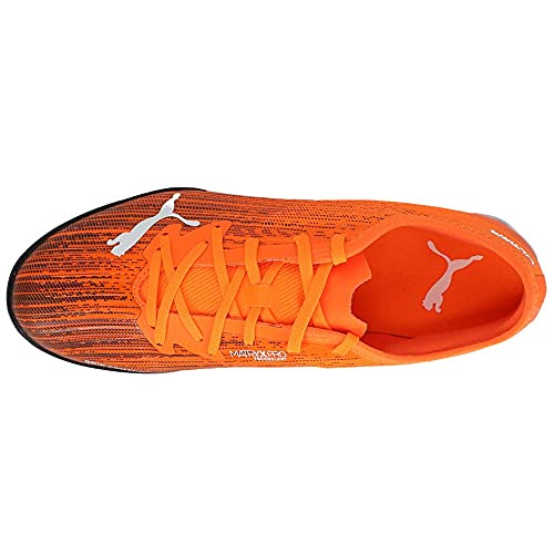 PUMA PUMA Men's Ultra 2.1 Turf Trainer Soccer-Shoe, Shocking Orange Black, 10.5
