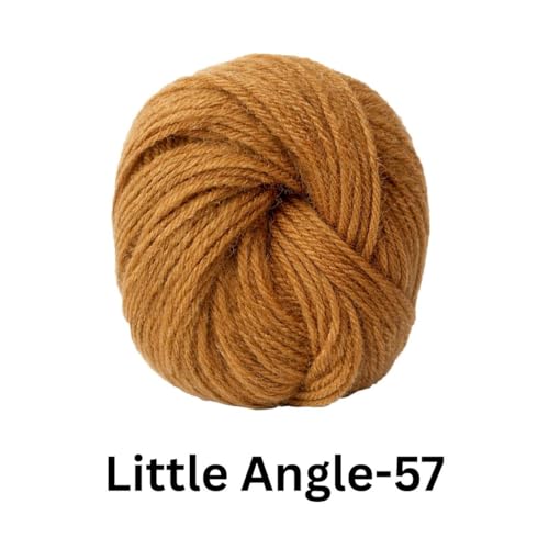 Image of VCR 4 Ply Dark Brown Little Angle Yarn, 25 Grams, 92 Meters Length, 100% Acrylic Soft Baby Knitting Yarn for Crochet, Newborn Sweaters, Soft Baby Socks, Mittens and Leggings, Pack of 1