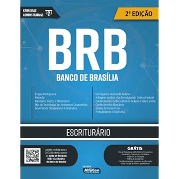 Capa do livro Escriturário - Banco de Brasília - BRB