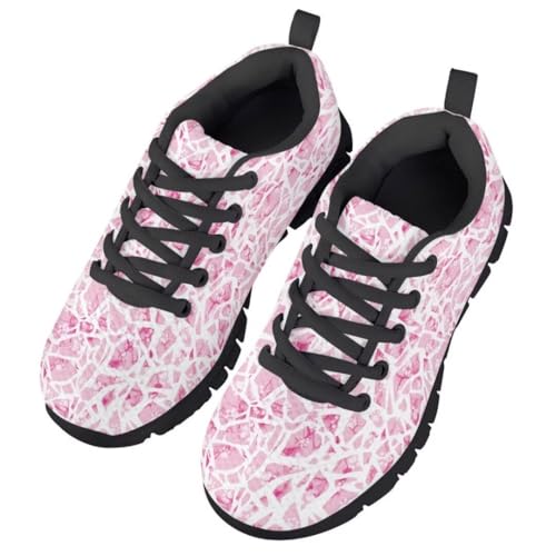 Pinupub Tennis Casual Sports Shoes for Boys Girls Breathable Soft Running Athletic Lace Up Sneakers3