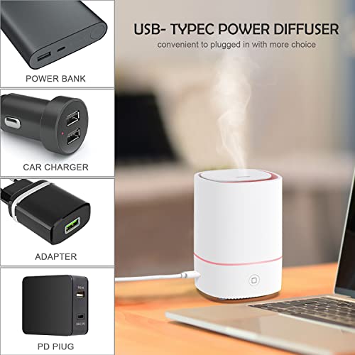Fusmli Essential Oil Diffusers For Home With Usb Cord thumb #1