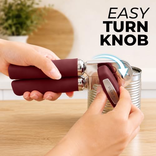Image of Zulay Kitchen Stainless Steel Swing Open Manual Can Opener Comfortable Grip