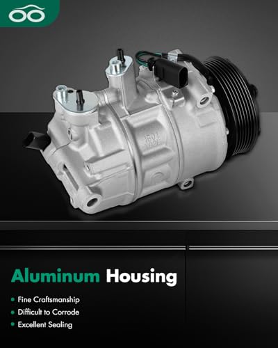 Image of SCITOO AC Compressor fit for Volkswagen for Beetle 1.8L 2015-2017 | Fast Cooling, Ultra Low Noise (≤72 dB)Air Conditioner Compressor with Clutch, Easy Installation, 1K0820808H 158506