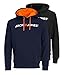 Produktbild JACK & JONES Herren JJECORP Old Logo Sweat Hood 2PK MP, Black/Black+NavyBlazer(NEON), XL