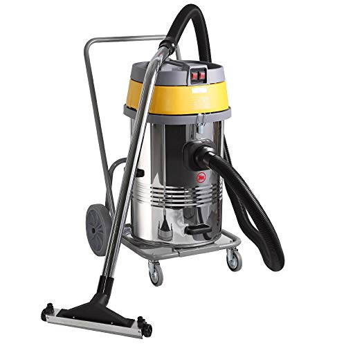 MATOR - Potente Aspirador para Polvo y líquidos, Tres Motores eléctricos, Potencia 3.450 W, Capacidad 80 L, Carcasa en Acero Inoxidable. Aspirador Profesional para limpiezas exigentes - AS 600 IK CBM