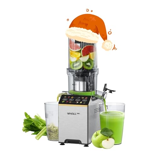Image of WHALLPRO Cold Press Juicer, Touchscreen Juicer Machines with 4.5