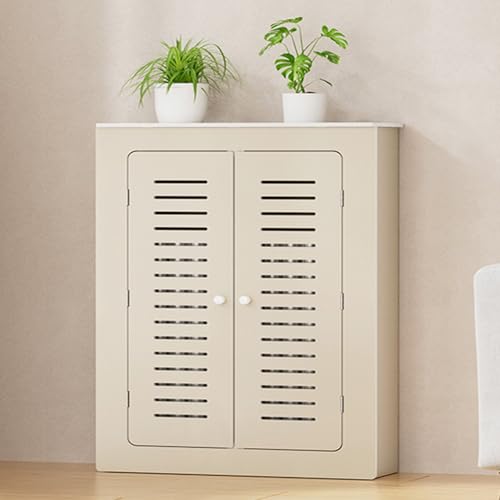 MXAXHH Estante para Cubre Radiadores con Rejilla Horizontal, Cubre Radiador Modernos, Balda Decorativas para Radiador, Cubreradiador para Sala de Estar, Dormitorio y Baño(90x90x20cm/35x35x8in)