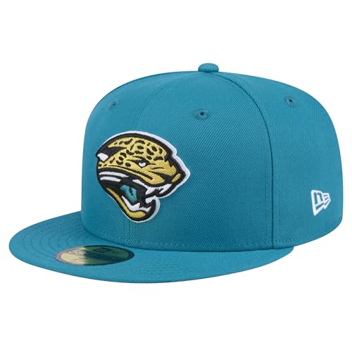 Casquette New Era 59FIFTY Jacksonville Jaguars Omaha fitted look rétro vintage bleu