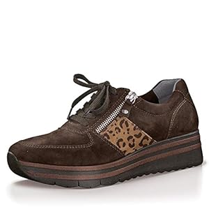 Tamaris PureRelax Dames Sneaker 1-1-23749-33 347 bruin wijd Maat: 37 EU