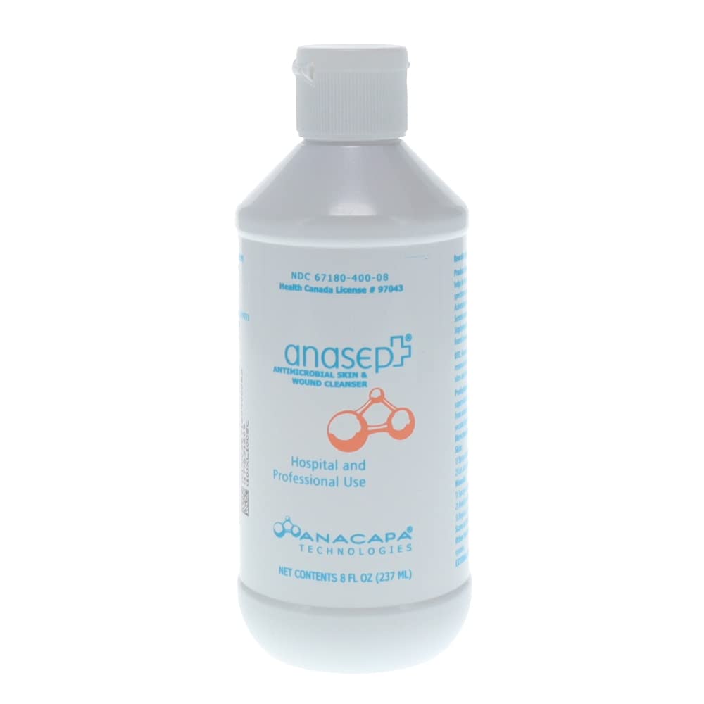 ANASEPTAntimicrobial Skin and Wound Cleanser, 8 oz Bottle with Dispensing Cap