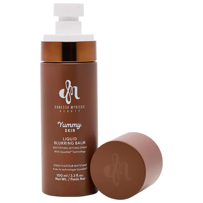 Yummy Skin Liquid Blurring Balm Mattifying Setting Spray, Matte Finish, with Niacinamide, 3.3 oz, Vegan