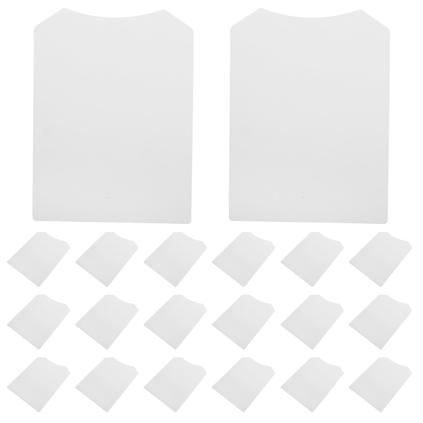 Artibetter 75 Inserts en Carton pour t-Shirts : présentoirs en Carton pour t-Shirts, emballages de vêtements DIY pour magasins de détail, 35 x 25 cm